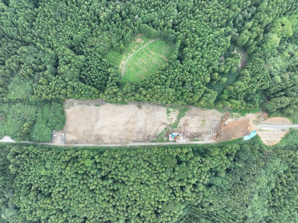 朝日温海道路　板屋越地区改良その3工事 写真